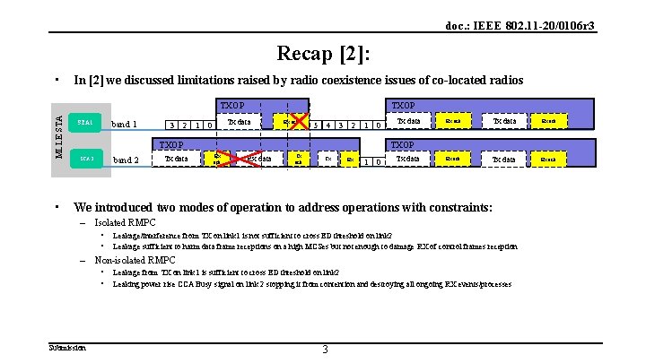 doc. : IEEE 802. 11 -20/0106 r 3 Recap [2]: • In [2] we