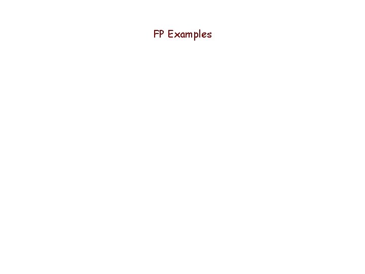 FP Examples 
