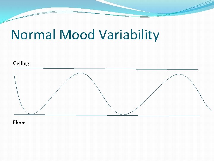 Normal Mood Variability Ceiling Floor 