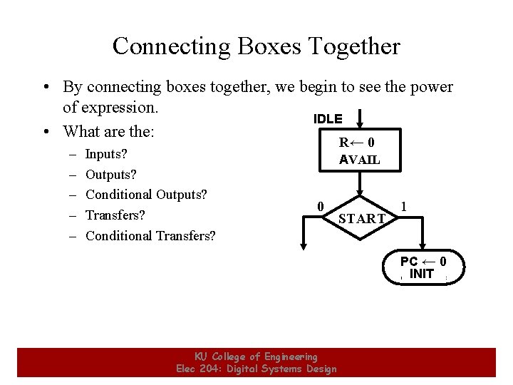 Connecting Boxes Together • By connecting boxes together, we begin to see the power Connecting Boxes Together • By connecting boxes together, we begin to see the power