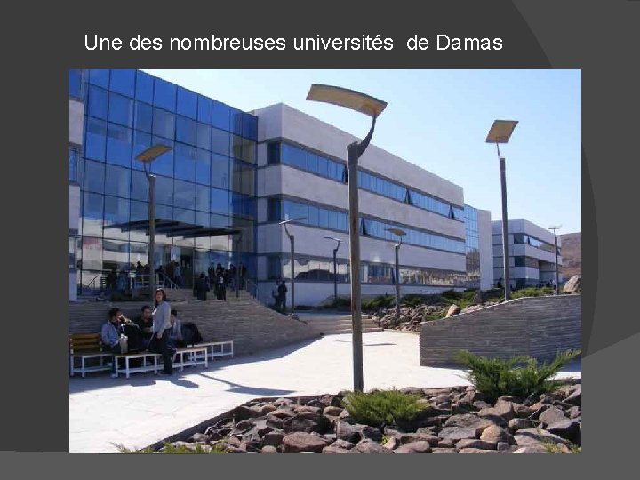 Une des nombreuses universités de Damas 