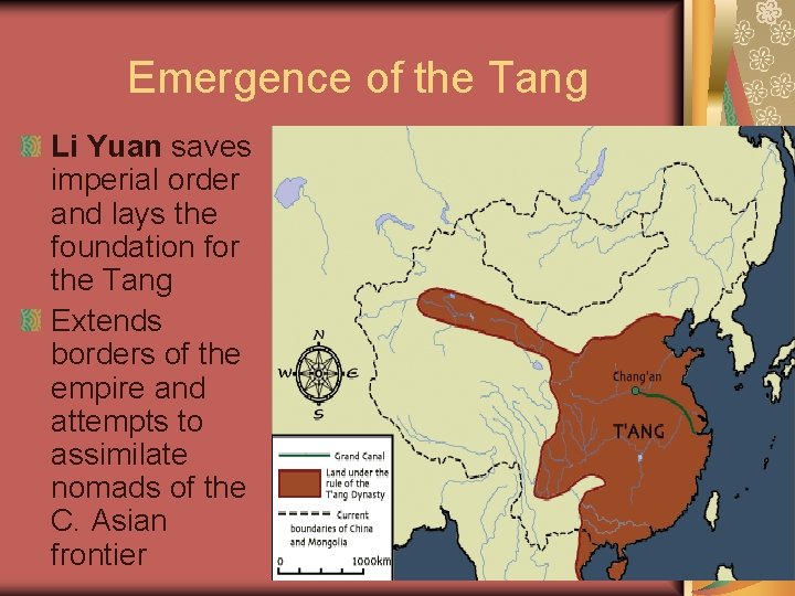 Emergence of the Tang Li Yuan saves imperial order and lays the foundation for