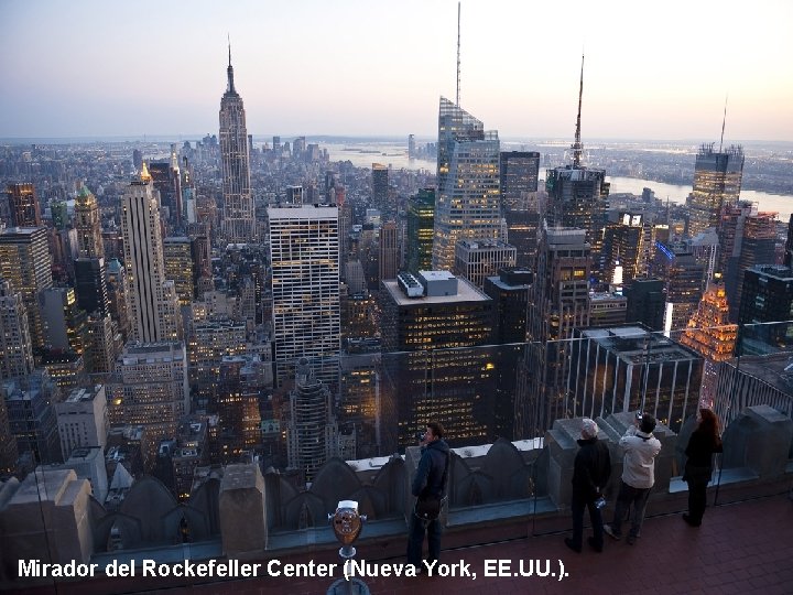Mirador del Rockefeller Center (Nueva York, EE. UU. ). 