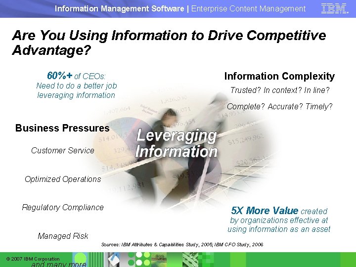 Information Management Software | Enterprise Content Management Are You Using Information to Drive Competitive
