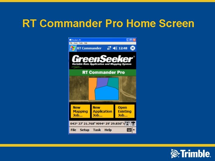 RT Commander Pro Home Screen 