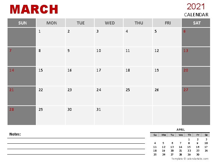 MARCH SUN 2021 CALENDAR MON TUE WED THU FRI SAT 1 2 3 4