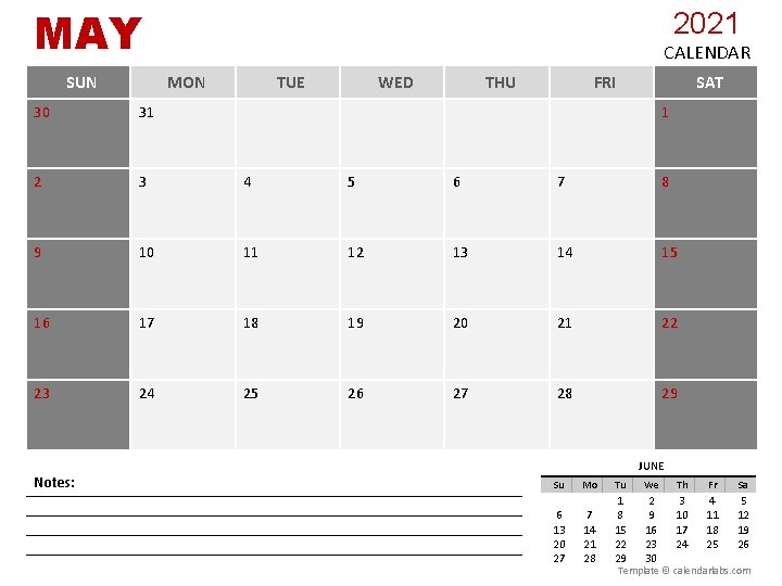 MAY SUN 2021 CALENDAR MON TUE WED THU FRI SAT 30 31 2 3