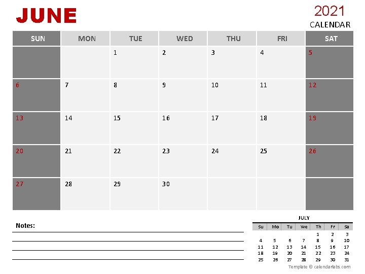 JUNE SUN 2021 CALENDAR MON TUE WED THU FRI SAT 1 2 3 4