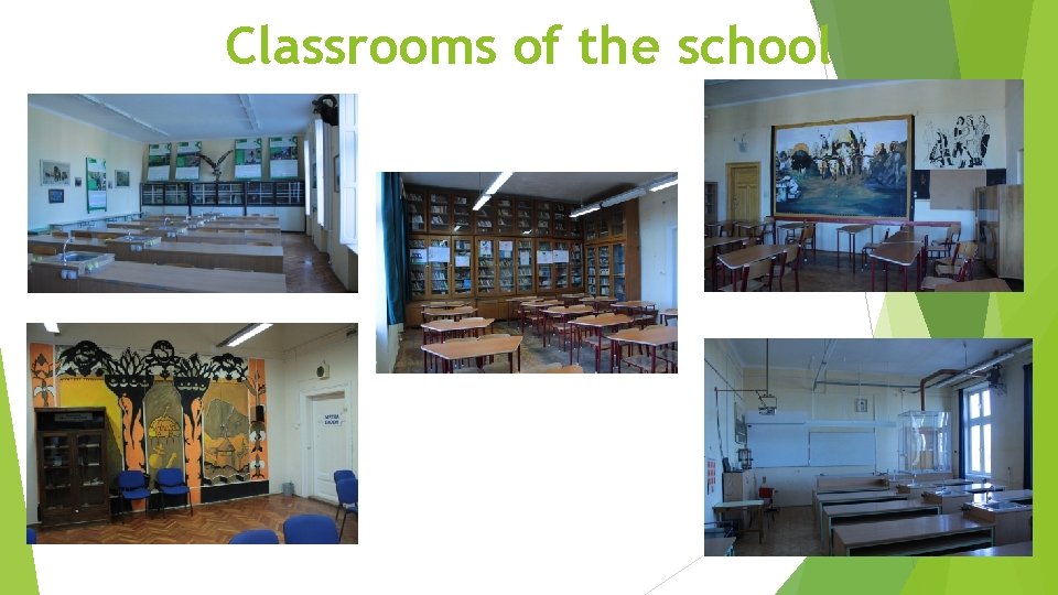 Classrooms of the school 