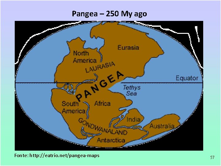 Pangea – 250 My ago Programa Interunidades de Pós-Graduação em Energia Instituto de Eletrotécnica