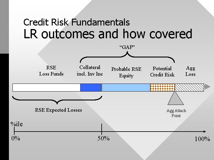 Credit Risk Fundamentals LR outcomes and how covered “GAP” RSE Loss Funds Collateral incl.