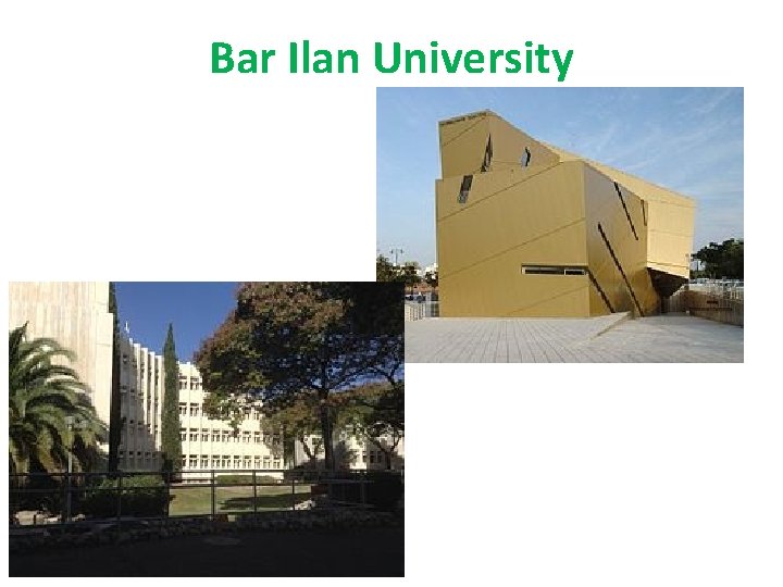 Bar Ilan University 