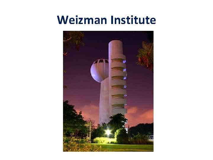 Weizman Institute 