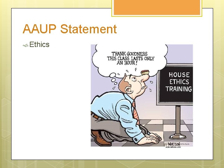 AAUP Statement Ethics 