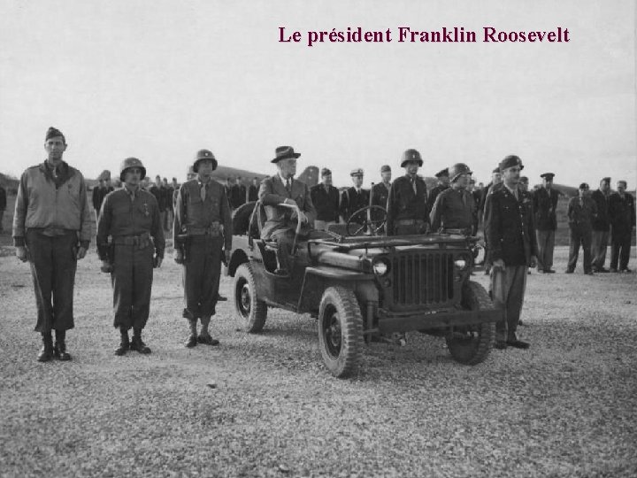 Le président Franklin Roosevelt 