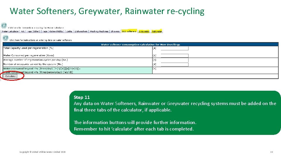 Water Softeners, Greywater, Rainwater re-cycling Step 11 Any data on Water Softeners, Rainwater or