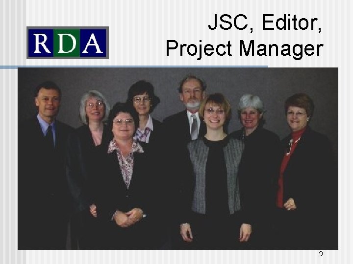 JSC, Editor, Project Manager 9 