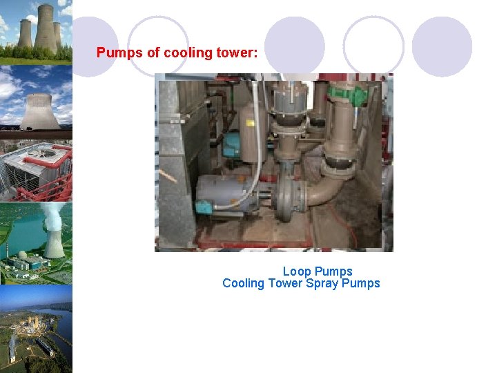 Pumps of cooling tower: Loop Pumps Cooling Tower Spray Pumps 