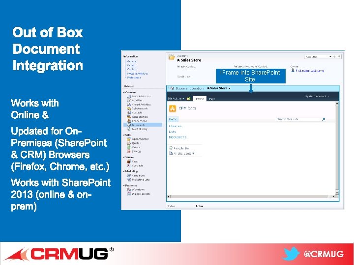 IFrame into Share. Point Site @CRMU 