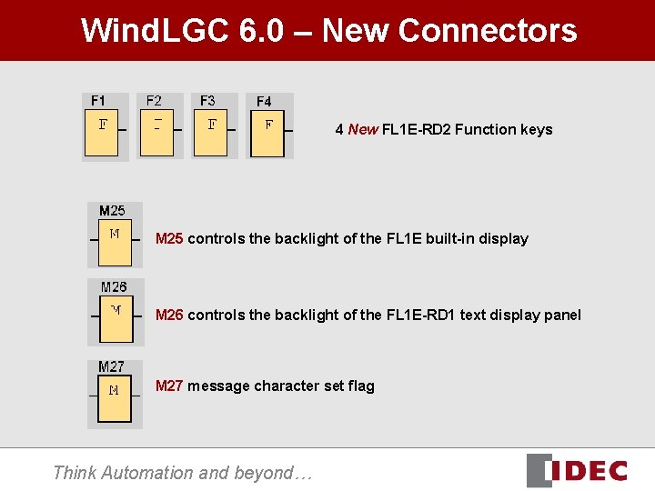 Wind. LGC 6. 0 – New Connectors 4 New FL 1 E-RD 2 Function Wind. LGC 6. 0 – New Connectors 4 New FL 1 E-RD 2 Function