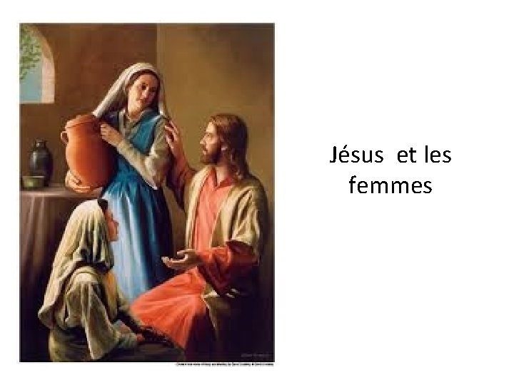 Jésus et les femmes 