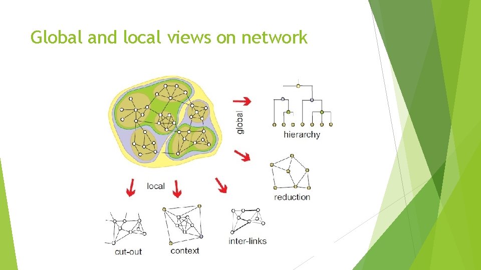 Global and local views on network 