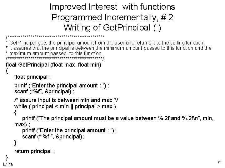 Improved Interest with functions Programmed Incrementally, # 2 Writing of Get. Principal ( )