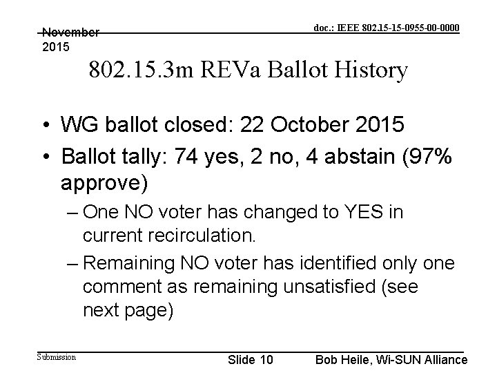 doc. : IEEE 802. 15 -15 -0955 -00 -0000 November 2015 802. 15. 3