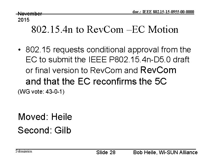 doc. : IEEE 802. 15 -15 -0955 -00 -0000 November 2015 802. 15. 4