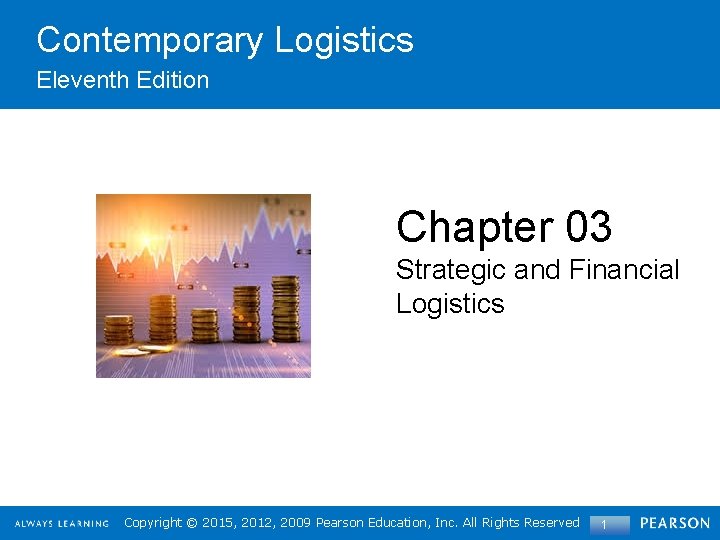 Contemporary Logistics Eleventh Edition Chapter 03 Strategic and Financial Logistics Copyright©© 2015, 2012, 2009