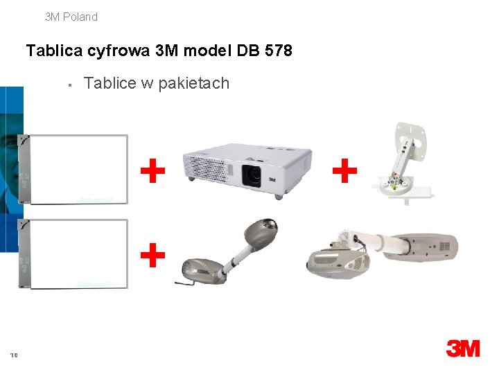 3 M Poland Tablica cyfrowa 3 M model DB 578 § Tablice w pakietach