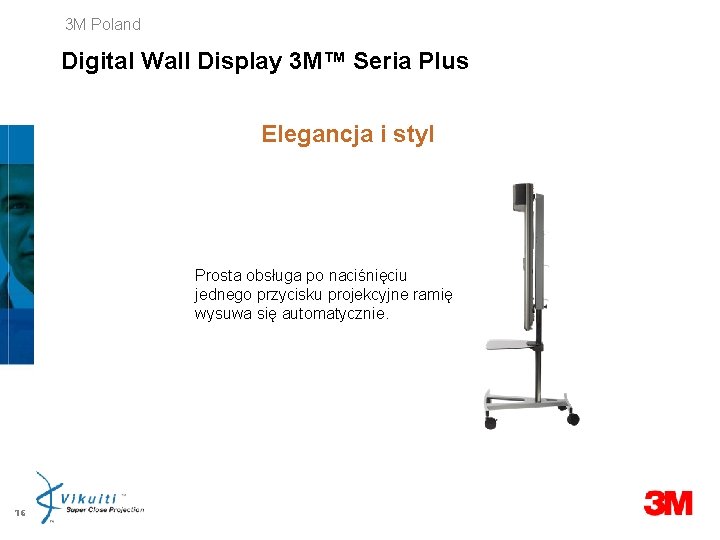 3 M Poland Digital Wall Display 3 M™ Seria Plus Elegancja i styl Prosta