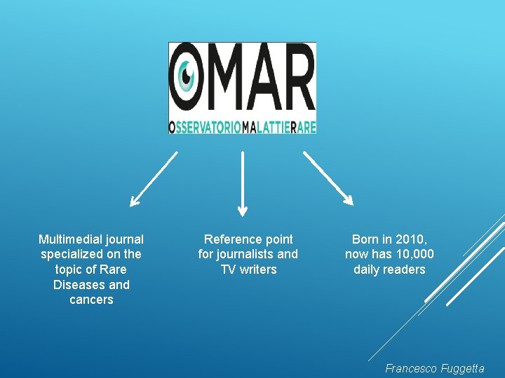 Multimedial journal specialized on the topic of Rare Diseases and cancers Reference point for