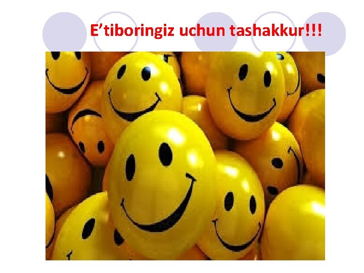 E’tiboringiz uchun tashakkur!!! 