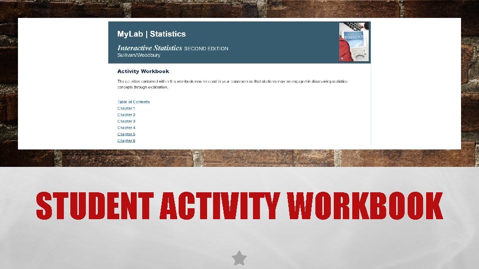 STUDENT ACTIVITY WORKBOOK 