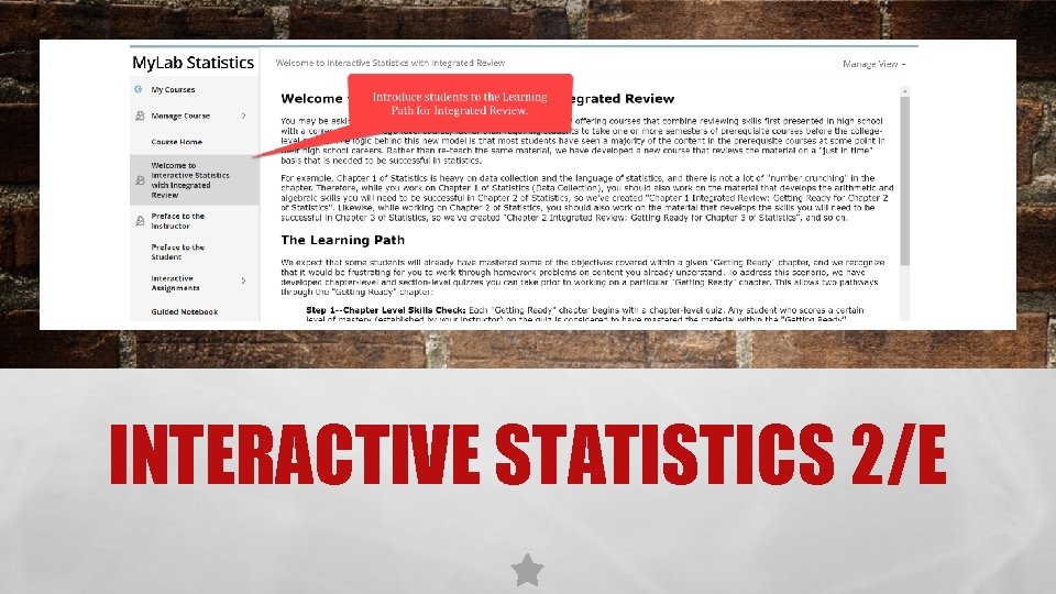 INTERACTIVE STATISTICS 2/E 