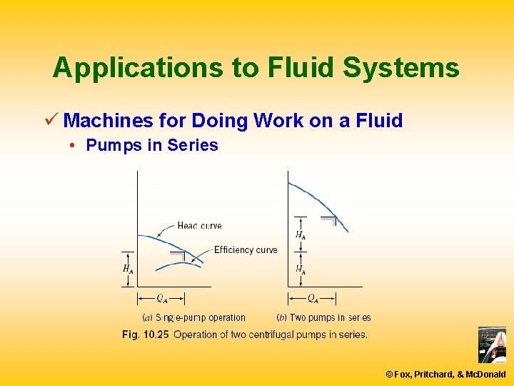 Applications to Fluid Systems ü Machines for Doing Work on a Fluid • Pumps