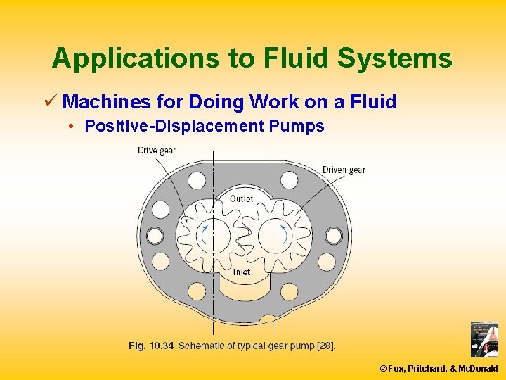 Applications to Fluid Systems ü Machines for Doing Work on a Fluid • Positive-Displacement