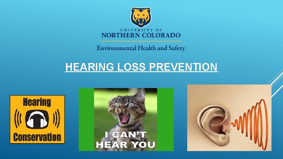 HEARING LOSS PREVENTION 