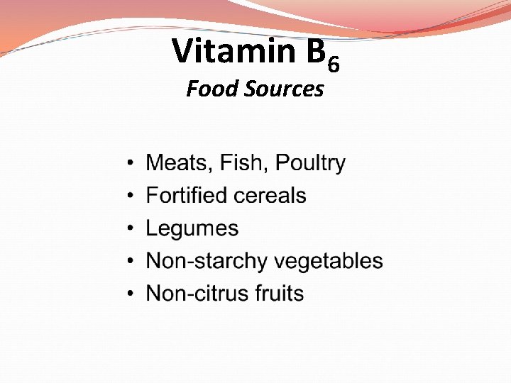 Vitamin B 6 Food Sources 