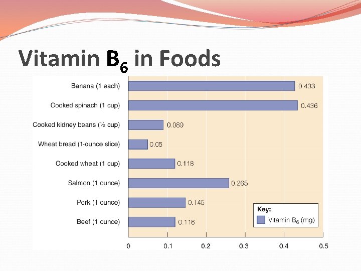Vitamin B 6 in Foods 