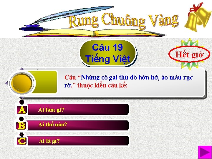 Câu 19 Tiếng Việt Hết 10 219876543 giờ Câu “Những cô gái thủ đô