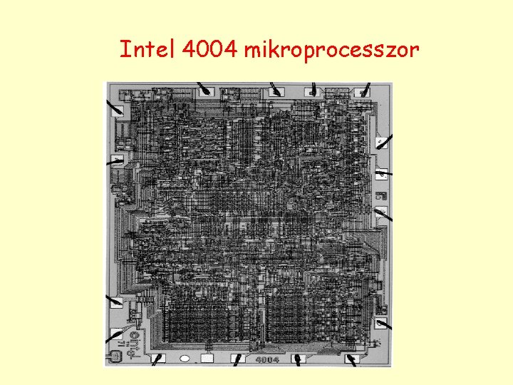 Intel 4004 mikroprocesszor 