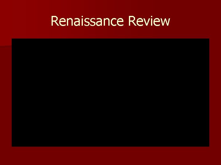 Renaissance Review 