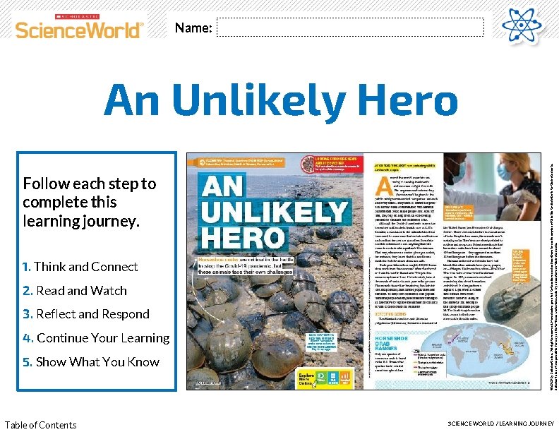 Follow each step to complete this learning journey. 1. Think and Connect 2. Read