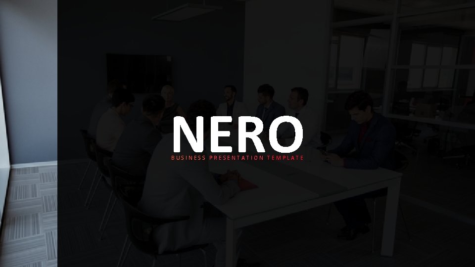 NERO BUSINESS PRESENTATION TEMPLATE NERO PAGE 