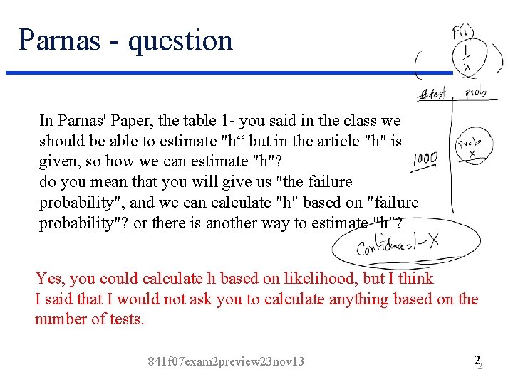 Parnas - question In Parnas' Paper, the table 1 - you said in the