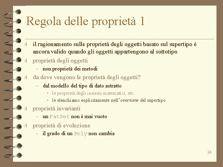 Regola delle proprietà 1 4 il ragionamento sulle proprietà degli oggetti basato sul supertipo