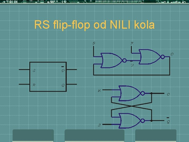 RS flip-flop od NILI kola 