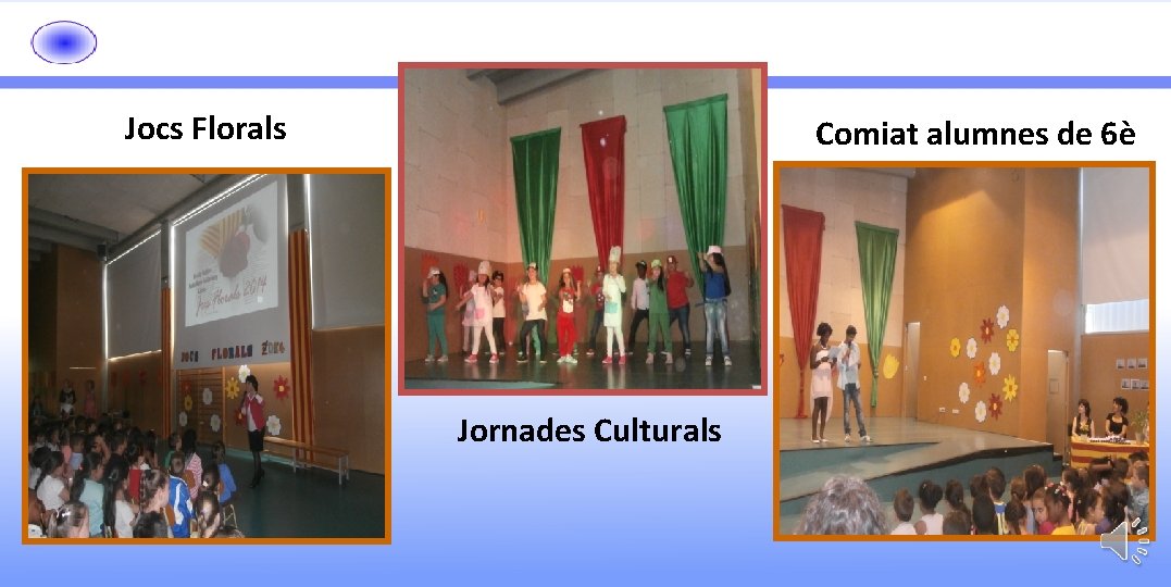 Jocs Florals Comiat alumnes de 6è Jornades Culturals 